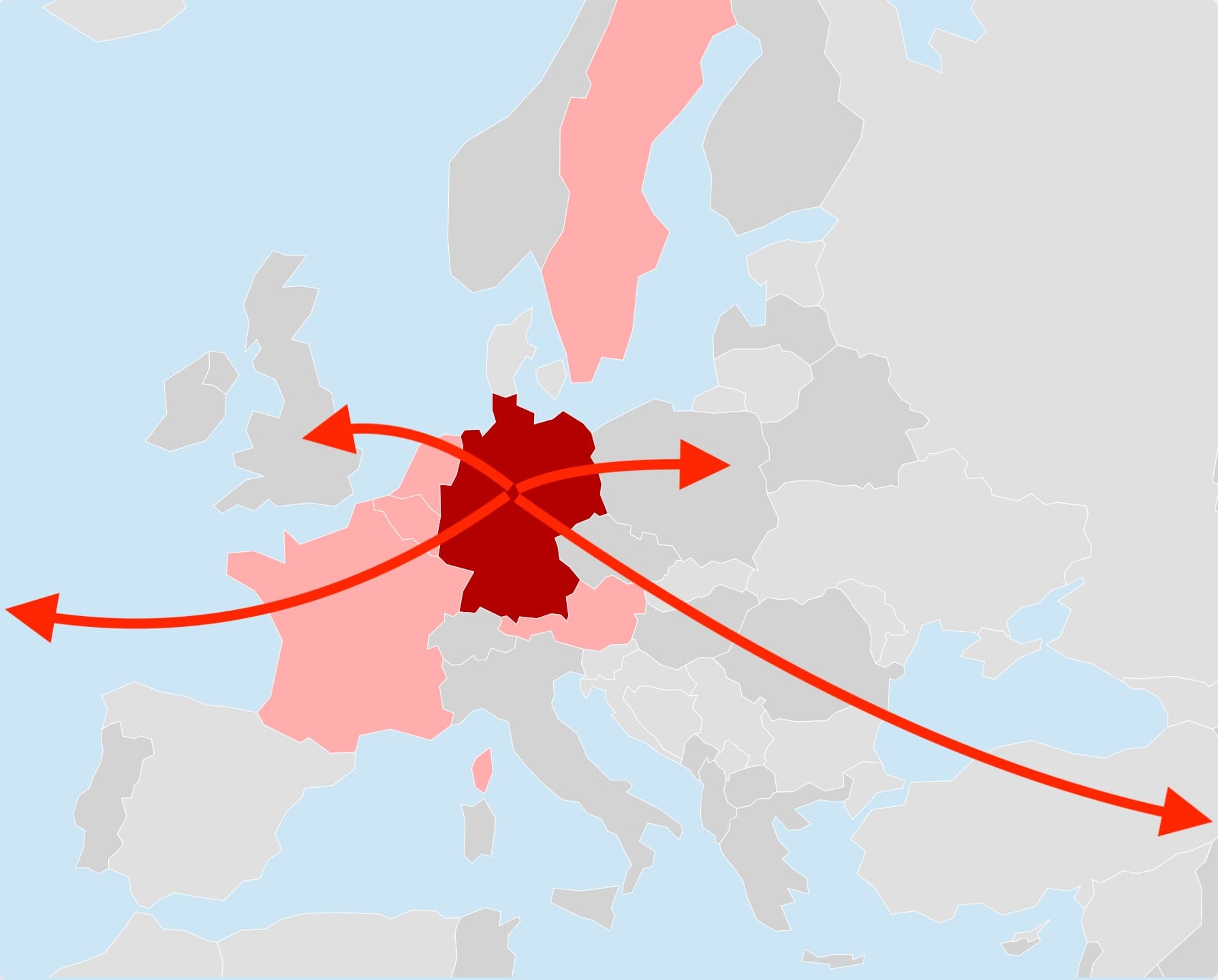 Symbolbild einer Weltkarte für internationale Expansion
